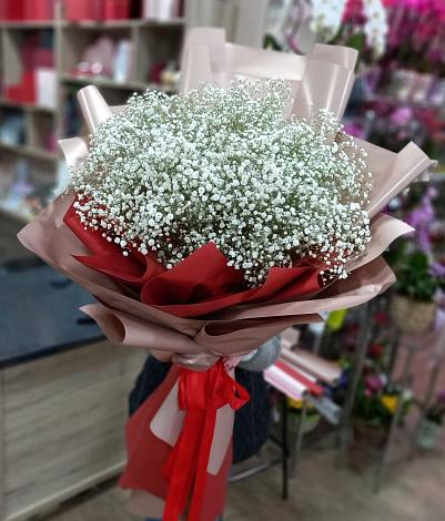 Букет цветов из: Гипсофила в Бийске