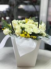 Цветочная композиция из Розы  в Бийске
